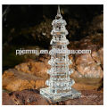 Modelo de cristal antiguo de la pagoda de la imitación para China Xi`an Souvenir